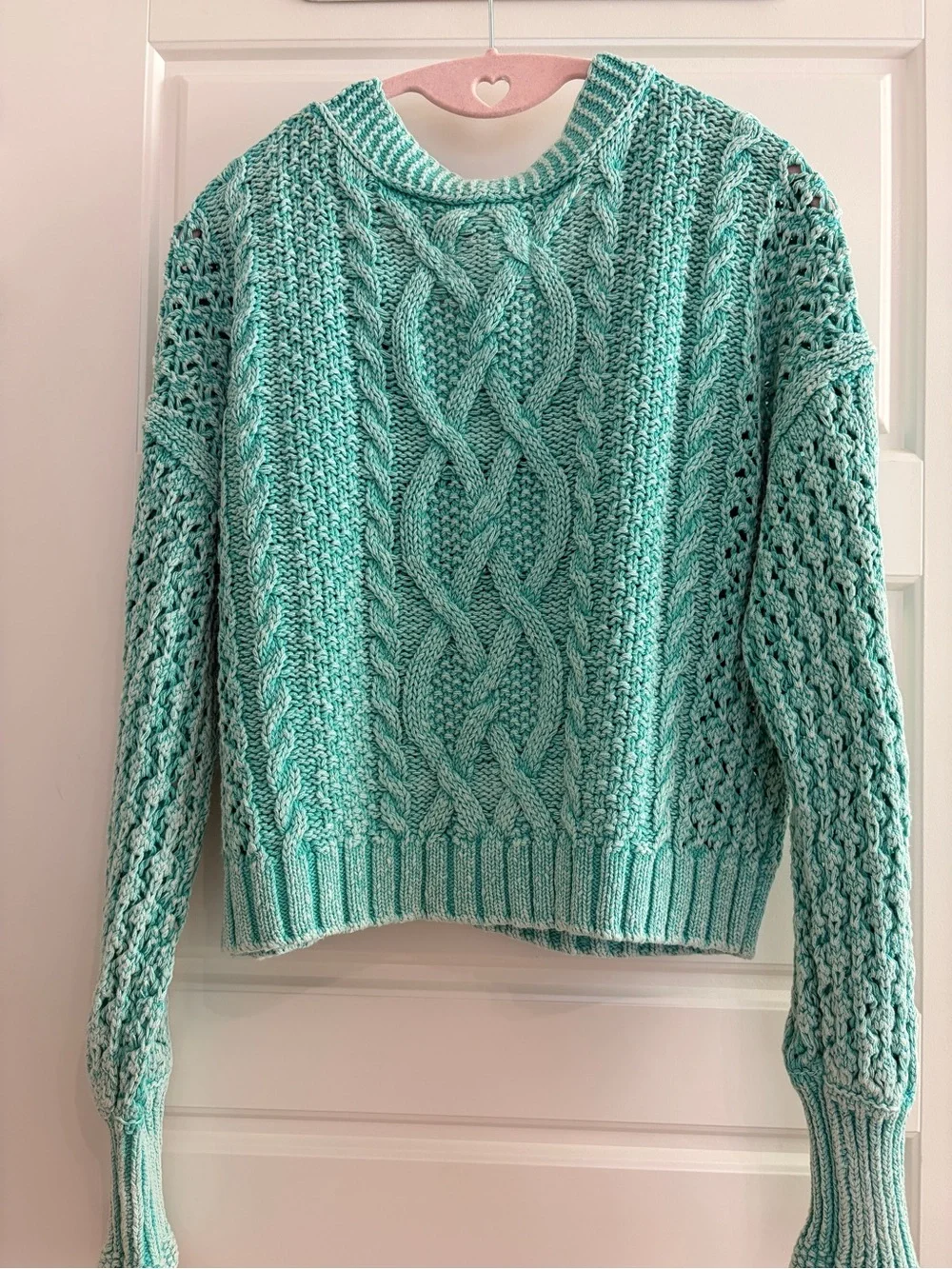 Anthropologie Pilcro cable knit cardigan sweater NWT